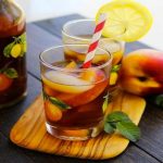 Peach ice tea