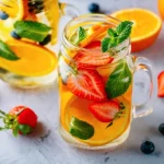 Mango ice tea