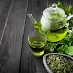 Green tea pot