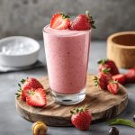 Smoothie acai strawberry