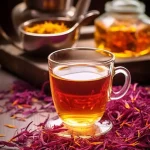Sulomani tea cup with saffron