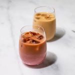 Cold rose latte